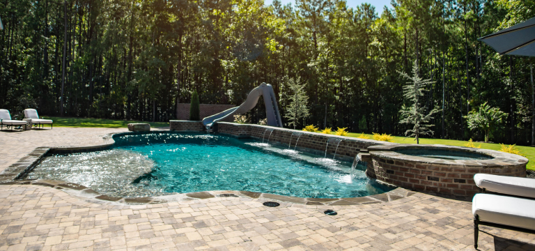 legant custom-designed pool by [Your Company Name]