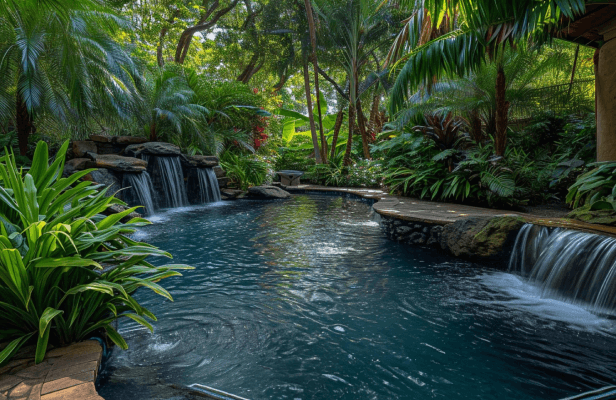 Natural and Waterfall Pools