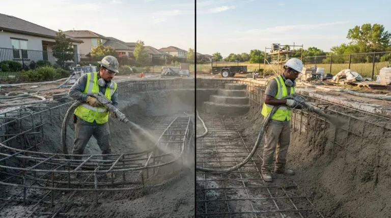 Shotcrete vs. Gunite: Which Pool Construction Method Is Right for You?
